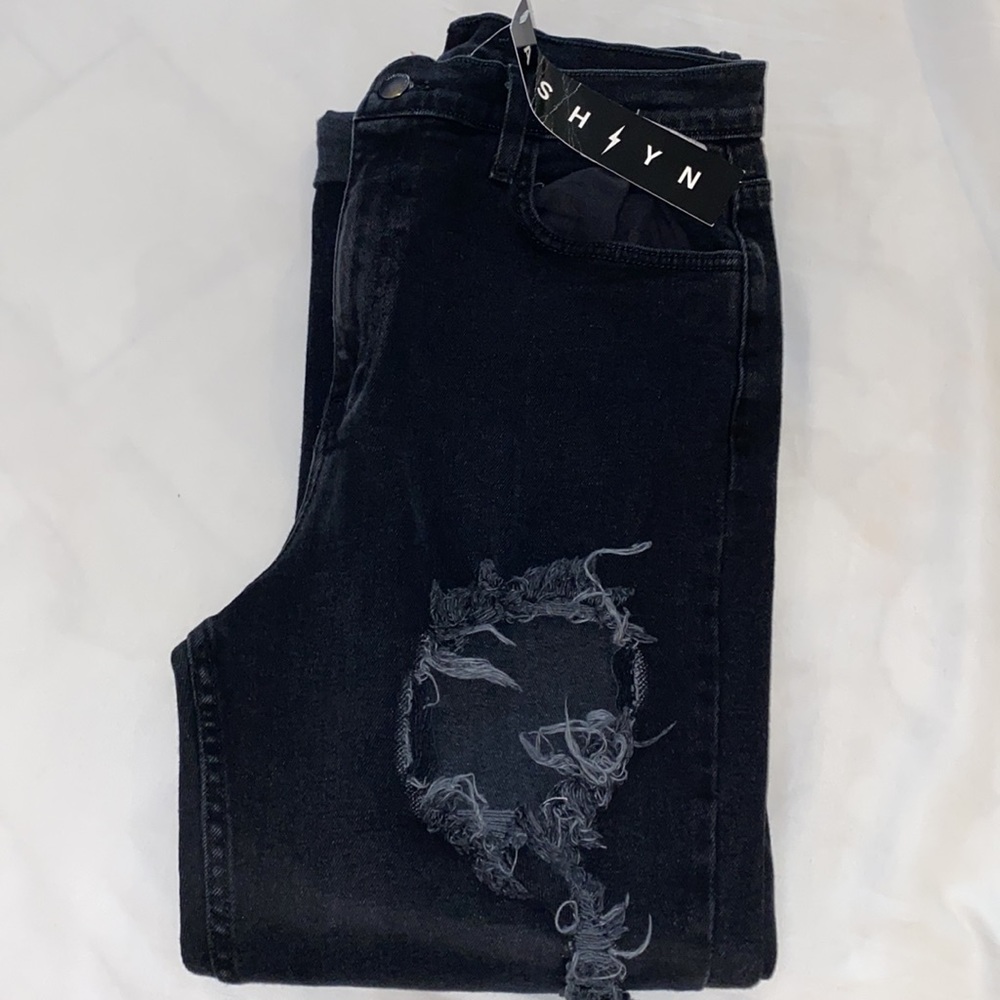 Black ripped jeans - Picture 2 of 3